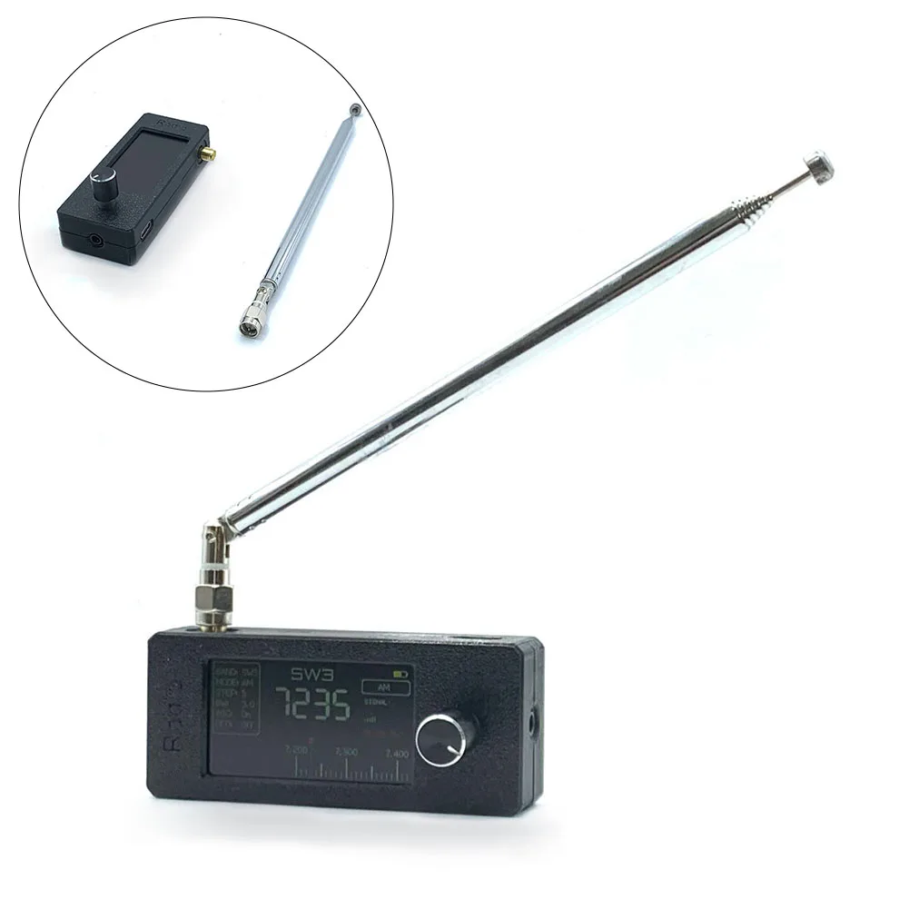 Compact SI4732 Mini Radio Receiver Mini Radio Telescopic Antenna 0.5--108MHZ For Test Meters Tool Accessory
Compact SI4732 Mini Radio Receiver Mini Radio Telescopic Antenna 0.5--108MHZ For Test Meters Tool Accessory