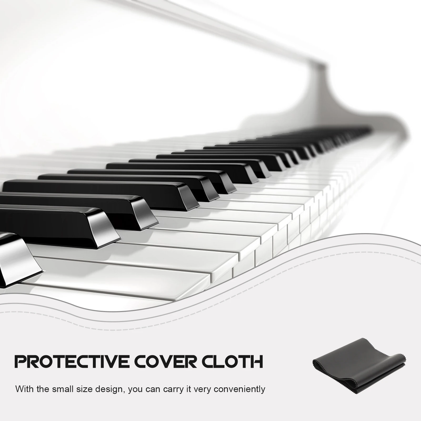 Keyboard Cover Dustproof Cloth Piano Anti-scratch Protectors Household Polyester Covers Black for
Keyboard Cover Dustproof Cloth Piano Anti-scratch Protectors Household Polyester Covers Black for