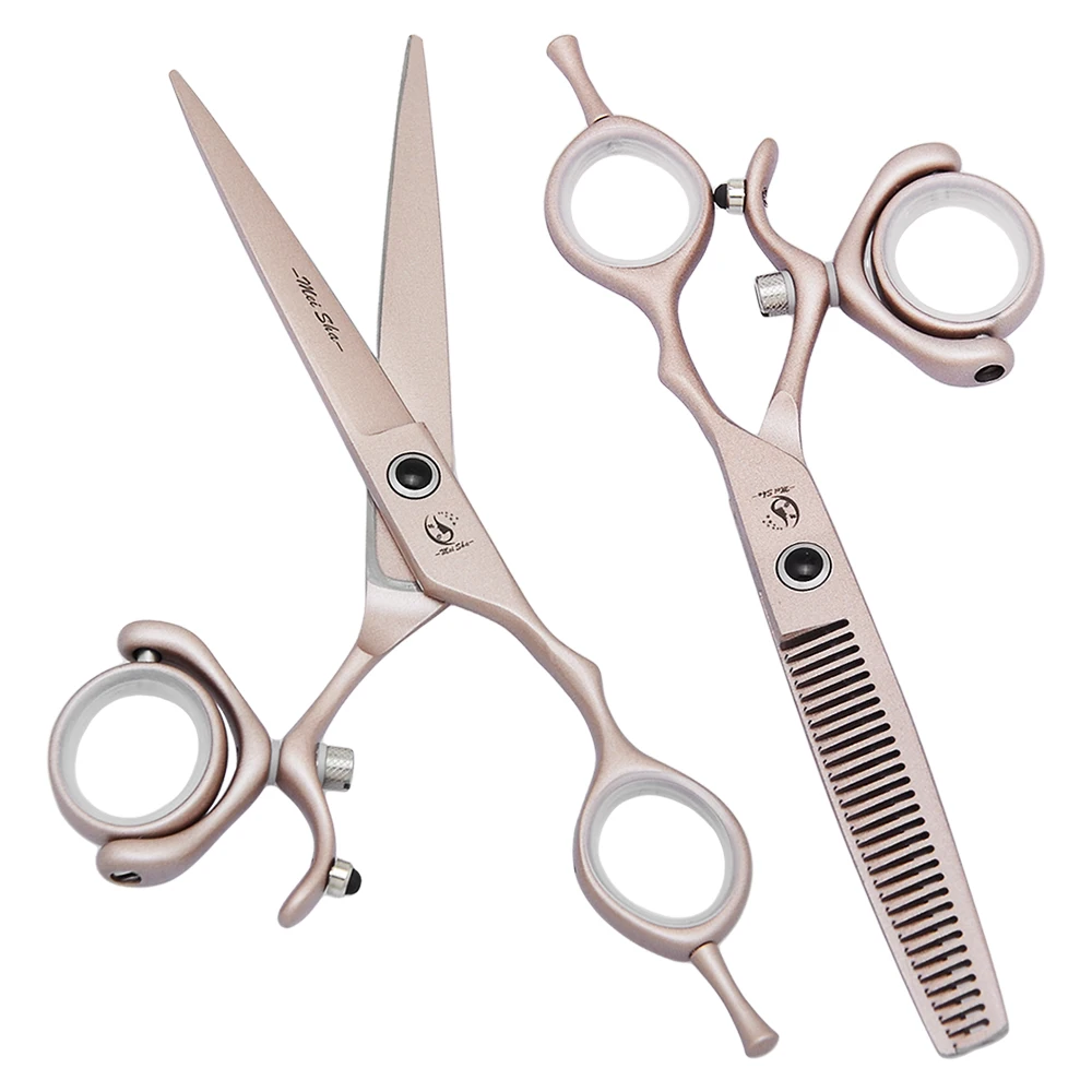 Meisha 6.0" Hairdresser 360 Degree Rotating Scissors Hair Cutting Thinning Shears Set Japanese Steel Salon Stylist Shears A0122A
Meisha 6.0" Hairdresser 360 Degree Rotating Scissors Hair Cutting Thinning Shears Set Japanese Steel Salon Stylist Shears A0122A