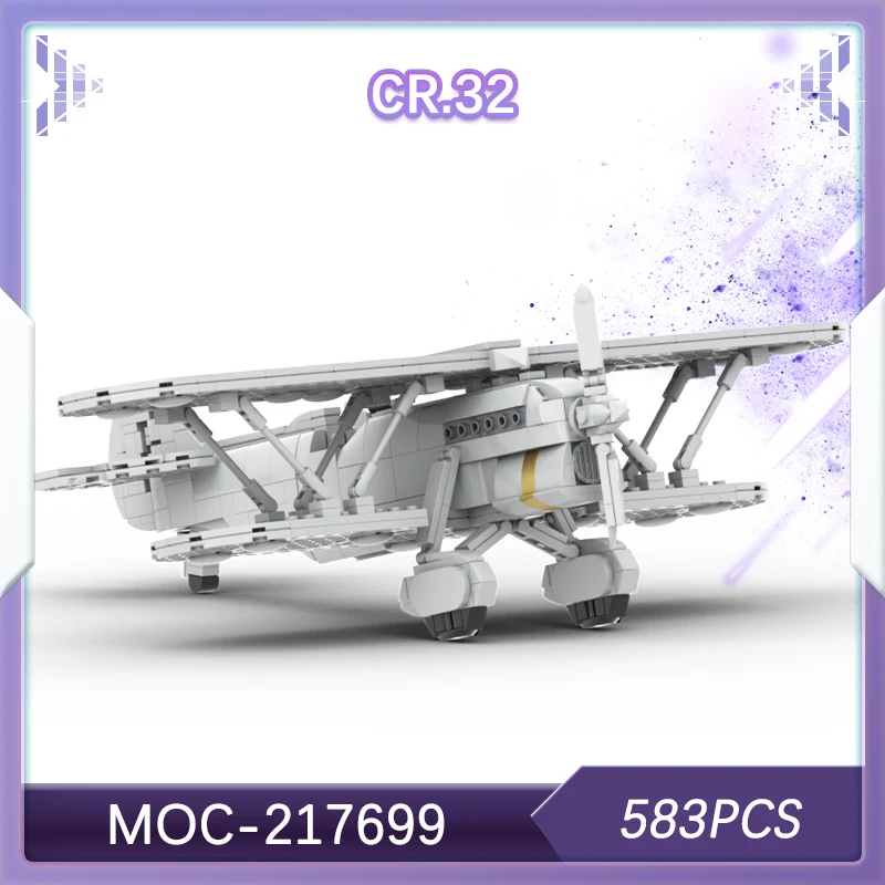583PCS Military War Series CR.32 Small Particle Building Block Model Brick Soldier Corps Air Force Customize DIY GIFT MOC-217699
583PCS Military War Series CR.32 Small Particle Building Block Model Brick Soldier Corps Air Force Customize DIY GIFT MOC-217699