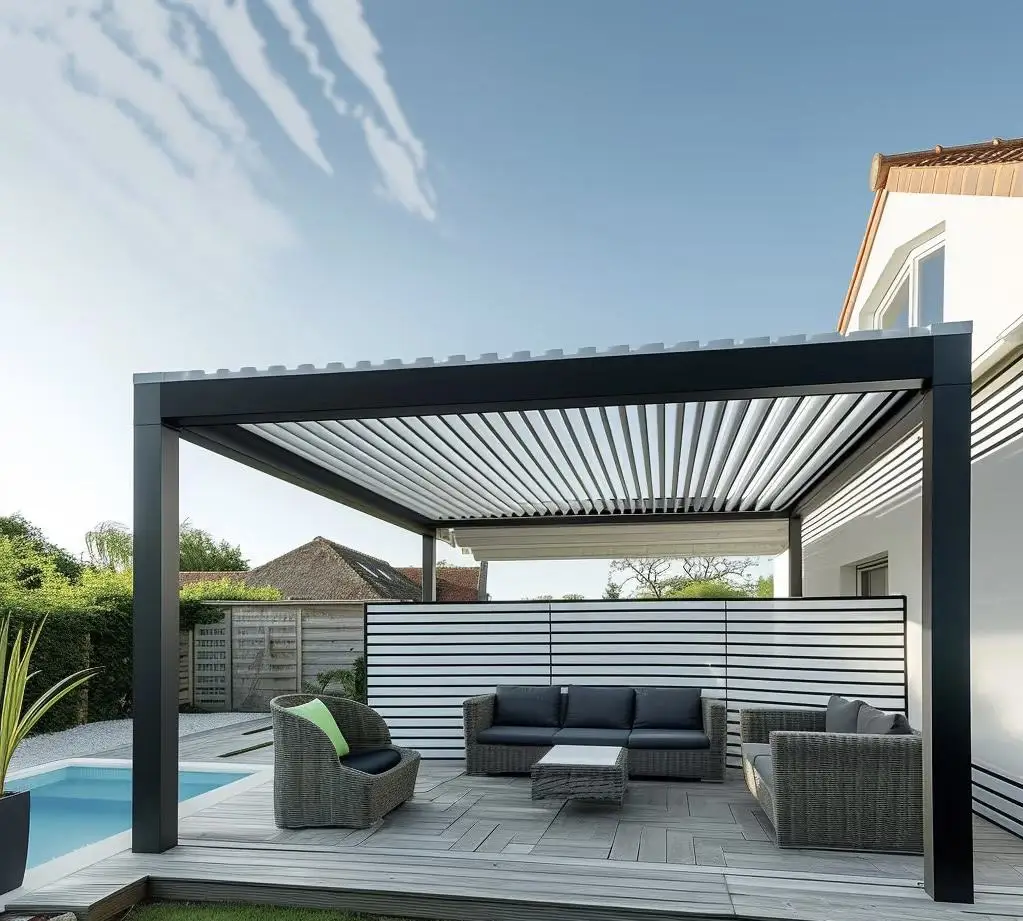 Multiple Sizes and Colors Available Outdoor Pavilion Environmentally Friendly Aluminum Garden Gazebo Fashion Backyard Pergola
Multiple Sizes and Colors Available Outdoor Pavilion Environmentally Friendly Aluminum Garden Gazebo Fashion Backyard Pergola