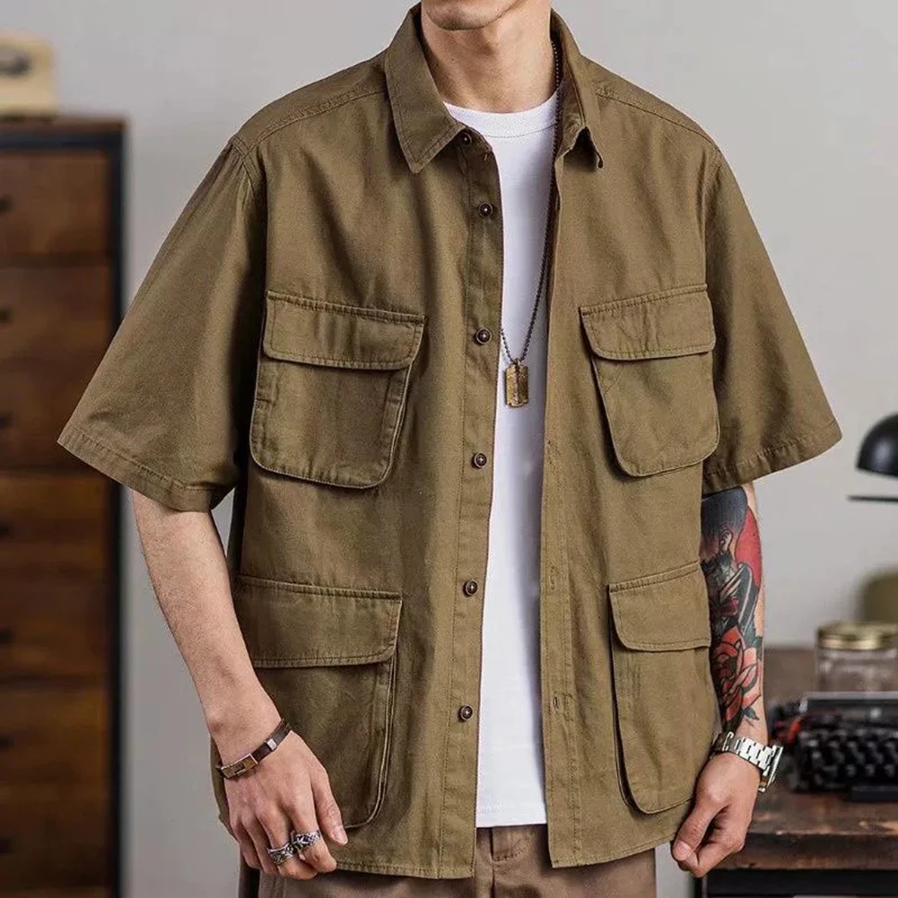 3XL мужские рубашки-карго мужские летние рубашки с коротким рукавом предметы первой необходимости для отпуска с лацканами и вырезом легкая эластичность новый сорт
3XL мужские рубашки-карго мужские летние рубашки с коротким рукавом предметы первой необходимости для отпуска с лацканами и вырезом легкая эластичность новый сорт