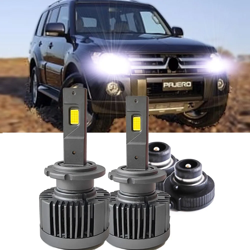 Светодиодные фары Canbus, 2 шт., HID D2S для Mitsubishi Montero Shogun Pajero V80 2007-2012, ближний свет 6500K 50 Вт
Светодиодные фары Canbus, 2 шт., HID D2S для Mitsubishi Montero Shogun Pajero V80 2007-2012, ближний свет 6500K 50 Вт