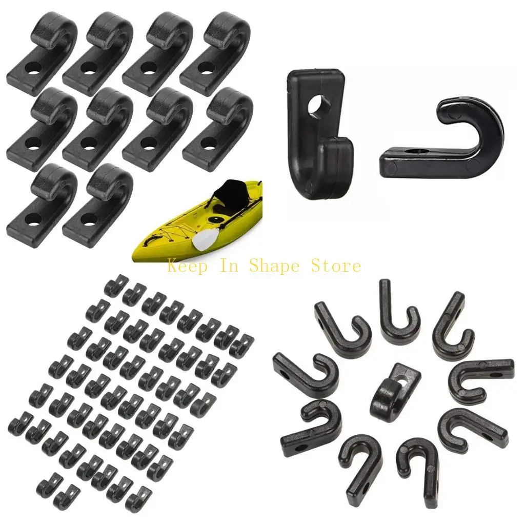 U1JC 50Pcs Kayak Lashing Hook Bungee Cord Hook Kayak Paddleboard Rowing Accessories
U1JC 50Pcs Kayak Lashing Hook Bungee Cord Hook Kayak Paddleboard Rowing Accessories