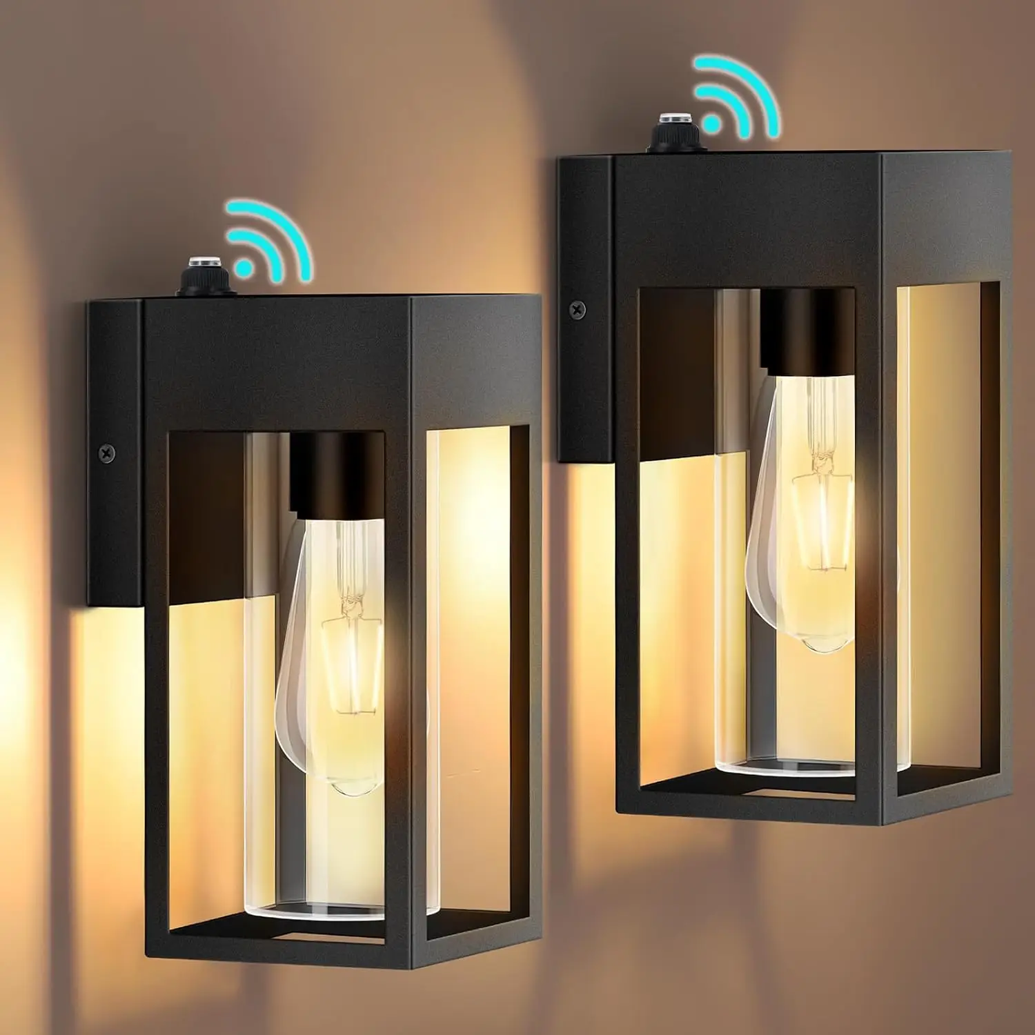 2 Pack Waterproof Porch Lights, Dusk to Dawn Outdoor Lighting with Cylindrical Shade for House Porch, Patio, Front Door, Garage
2 Pack Waterproof Porch Lights, Dusk to Dawn Outdoor Lighting with Cylindrical Shade for House Porch, Patio, Front Door, Garage