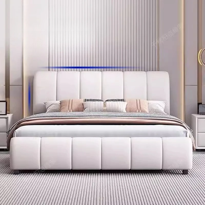 luxury king size Single bed bases and frames headboard cosy Double bed modern bedroom camas de dormitorio furniture for home
luxury king size Single bed bases and frames headboard cosy Double bed modern bedroom camas de dormitorio furniture for home