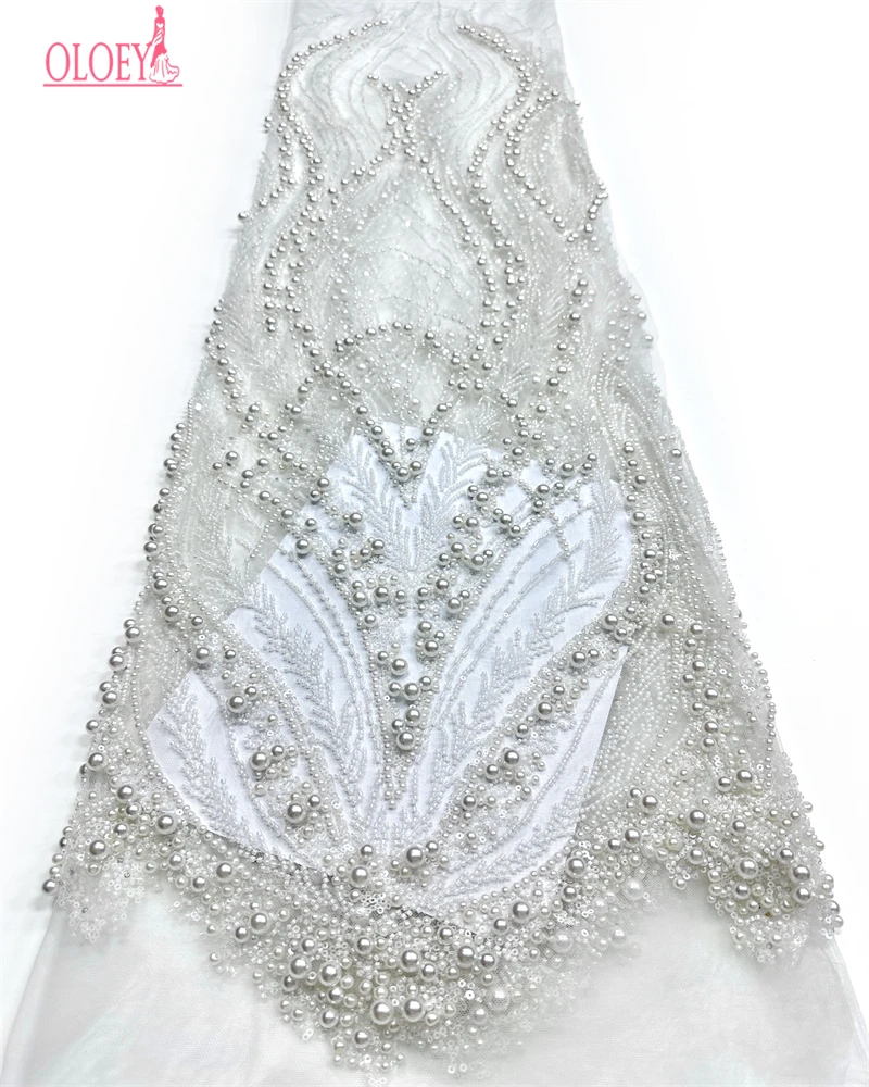 OLOEY African Beaded Lace Fabric French Mesh Nigerian Sequins Lace for Women Wedding Party Dress Making
OLOEY African Beaded Lace Fabric French Mesh Nigerian Sequins Lace for Women Wedding Party Dress Making