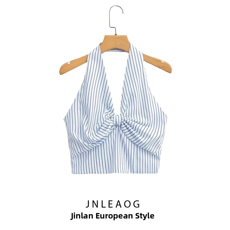 JNLEAOG Новая весенняя женская модная дизайнерская полосатая майка-топ без бретелек из дышащего полиэфирного волокна, приятного для кожи
JNLEAOG Новая весенняя женская модная дизайнерская полосатая майка-топ без бретелек из дышащего полиэфирного волокна, приятного для кожи