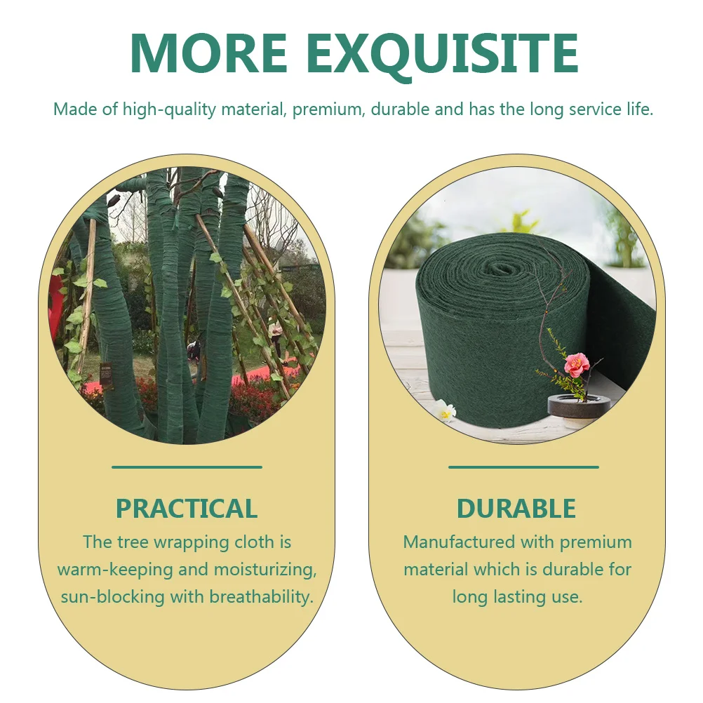 1 Roll Anti-Freeze Protection Tape Tree Trunk Wrap For Winter Frost Moisturizing Thermal Insulation Tree Wrapping
1 Roll Anti-Freeze Protection Tape Tree Trunk Wrap For Winter Frost Moisturizing Thermal Insulation Tree Wrapping