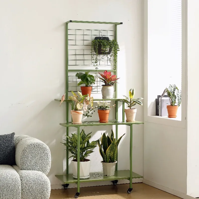 Garden Black Plant Stand Metal Outdoor Pot Corner Plant Stand Wall Flower Giardino Arredamento Esterno Front Porch Furniture
Garden Black Plant Stand Metal Outdoor Pot Corner Plant Stand Wall Flower Giardino Arredamento Esterno Front Porch Furniture