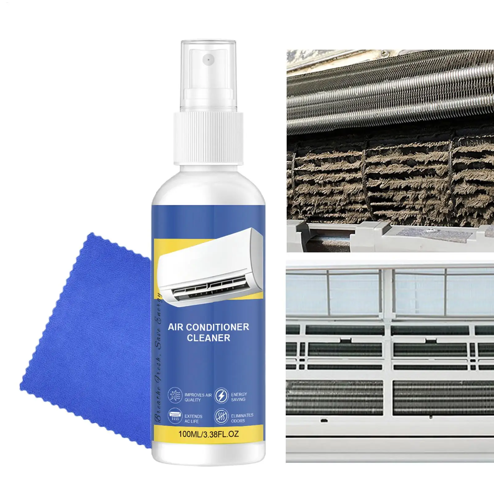 100ml Air Conditioner Cleaning Spray Deeply Cleans Internal Dust Removes Odors Washing Deodorizer No Disassembly Washing
100ml Air Conditioner Cleaning Spray Deeply Cleans Internal Dust Removes Odors Washing Deodorizer No Disassembly Washing