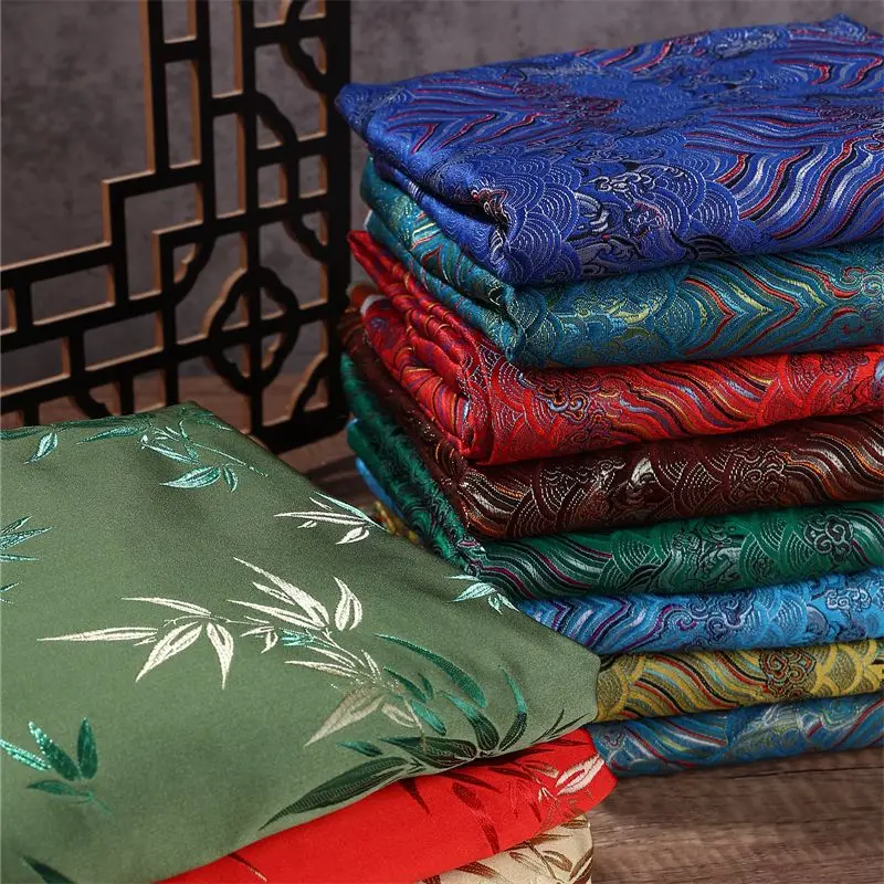 Высококачественная жаккардовая парчовая ткань, толстая мягкая бамбуковая ткань в виде листьев по метрам для женского платья, обивка ханьфу, ткань для шитья, золотисто-синяя
Высококачественная жаккардовая парчовая ткань, толстая мягкая бамбуковая ткань в виде листьев по метрам для женского платья, обивка ханьфу, ткань для шитья, золотисто-синяя