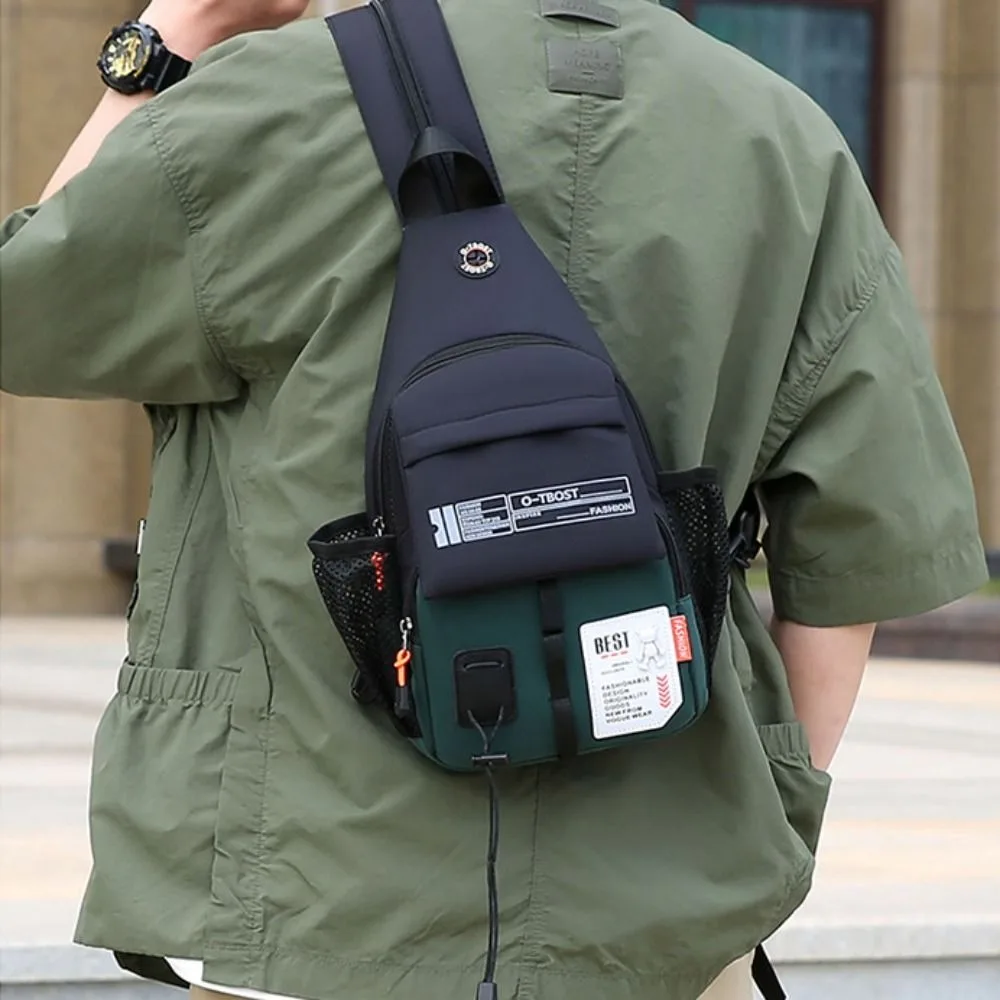 Oxford Men Chest Bag Adjustable Strap Large Capacity Sling Backpack Multifunctional Shoulder Bag Men Crossbody Bag Business
Oxford Men Chest Bag Adjustable Strap Large Capacity Sling Backpack Multifunctional Shoulder Bag Men Crossbody Bag Business