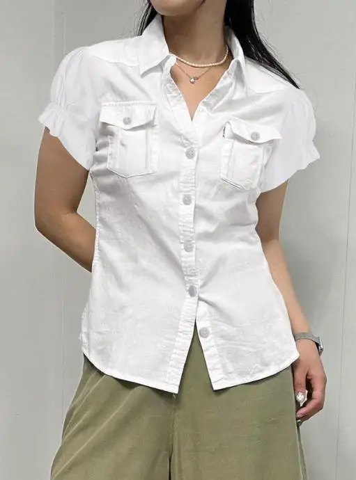 2025 Spring/Summer New Fashion Y2K Spicy Girl Style Short Sleeve Button Up Shirt Women's Wear
2025 Spring/Summer New Fashion Y2K Spicy Girl Style Short Sleeve Button Up Shirt Women's Wear