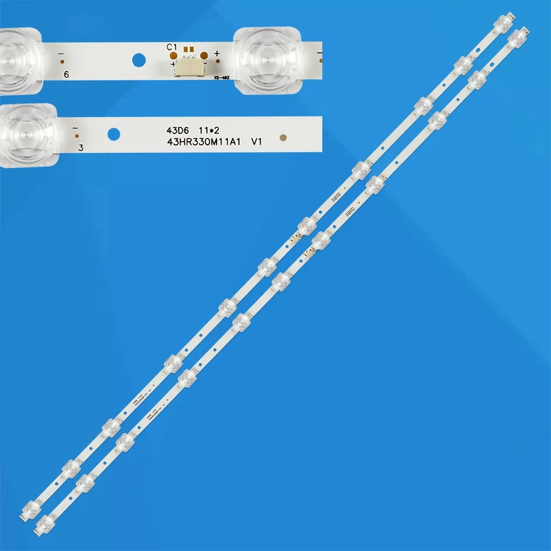 20pcs LED backlight strip 4C-LB4311-HR01J ZM05J ZM06J ZM08J 43HR330M11A1 GIC43LB32 For 43S421 43S423 43S325 43S6500FS 43S6500
20pcs LED backlight strip 4C-LB4311-HR01J ZM05J ZM06J ZM08J 43HR330M11A1 GIC43LB32 For 43S421 43S423 43S325 43S6500FS 43S6500