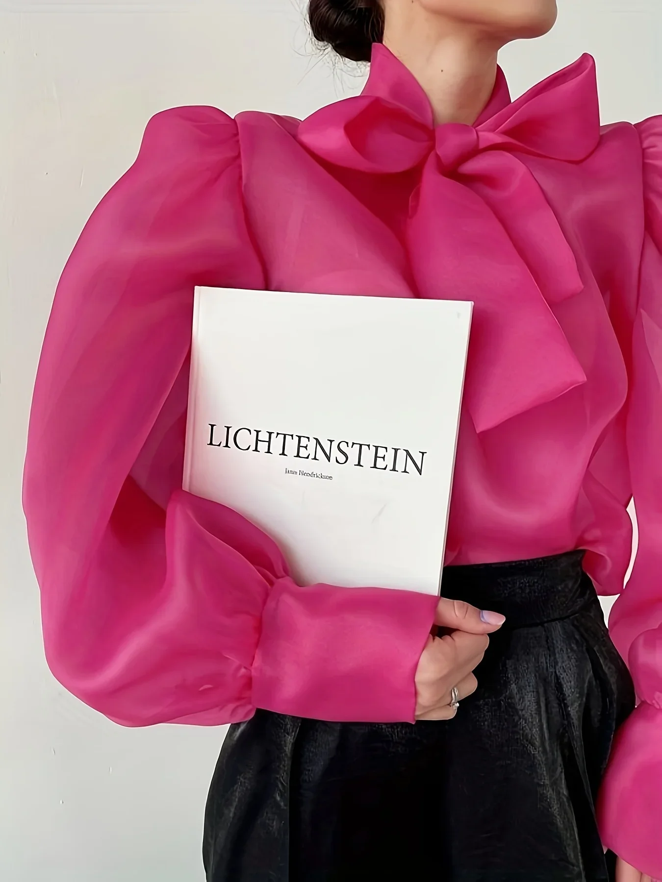 Женские топы больших размеров, сетчатая рубашка с длинным рукавом, сексуальный прозрачный пуловер с пышными рукавами, топ с галстуком-бабочкой, повседневная летняя блузка свободного покроя
Женские топы больших размеров, сетчатая рубашка с длинным рукавом, сексуальный прозрачный пуловер с пышными рукавами, топ с галстуком-бабочкой, повседневная летняя блузка свободного покроя