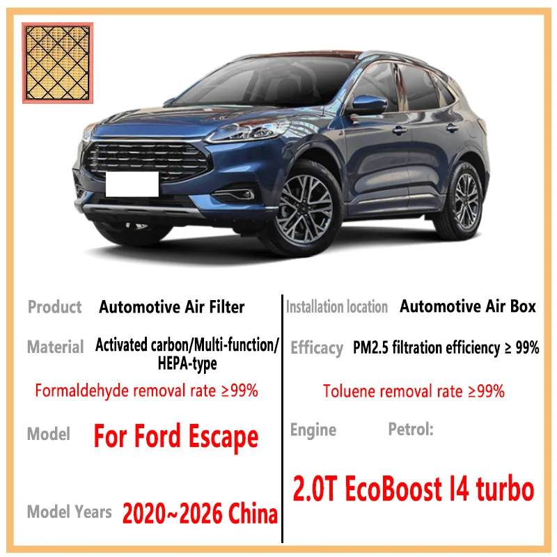 Автомобильный воздушный фильтр, автомобильный воздушный фильтр двигателя для Ford Escape 2020 ~ 2026 2025, Китай, комплект угольного салонного фильтра, автозапасная замена
Автомобильный воздушный фильтр, автомобильный воздушный фильтр двигателя для Ford Escape 2020 ~ 2026 2025, Китай, комплект угольного салонного фильтра, автозапасная замена