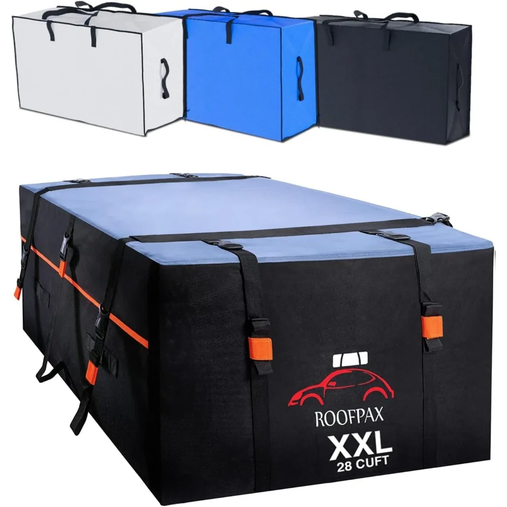 Large Capacity Waterproof Rooftop Cargo Bag for Cars with 10 Tie Down Straps and 4 Hooks
Large Capacity Waterproof Rooftop Cargo Bag for Cars with 10 Tie Down Straps and 4 Hooks