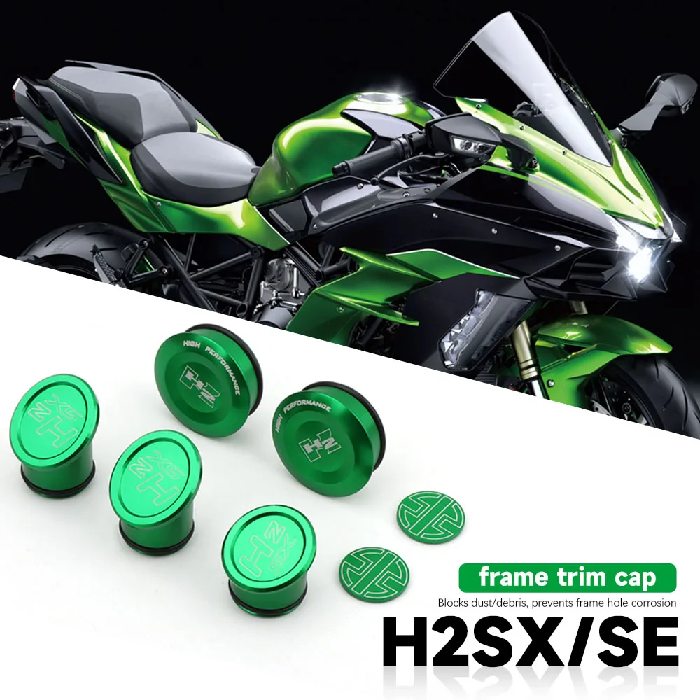 For KAWASAKI H2SX H2SX SE H2 SX Caps Frame Decoration 2019 2020 2021 2022 2023 2024 Motorcycle Frame Hole Cover
For KAWASAKI H2SX H2SX SE H2 SX Caps Frame Decoration 2019 2020 2021 2022 2023 2024 Motorcycle Frame Hole Cover