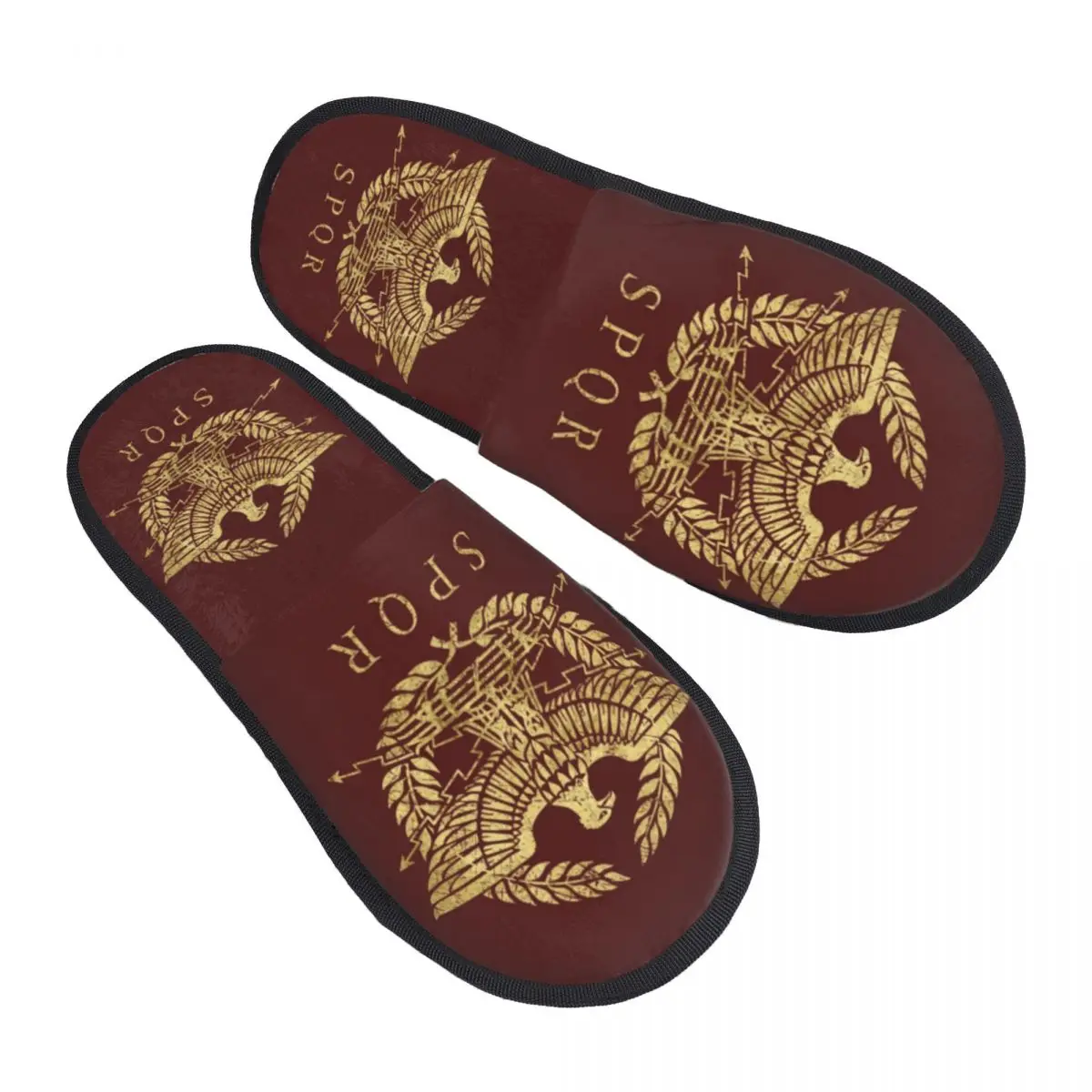Roman Empire Eagle Emblem - Vintage Gold Soft Scuff Memory Foam Slippers Women Bedroom House Shoes
Roman Empire Eagle Emblem - Vintage Gold Soft Scuff Memory Foam Slippers Women Bedroom House Shoes