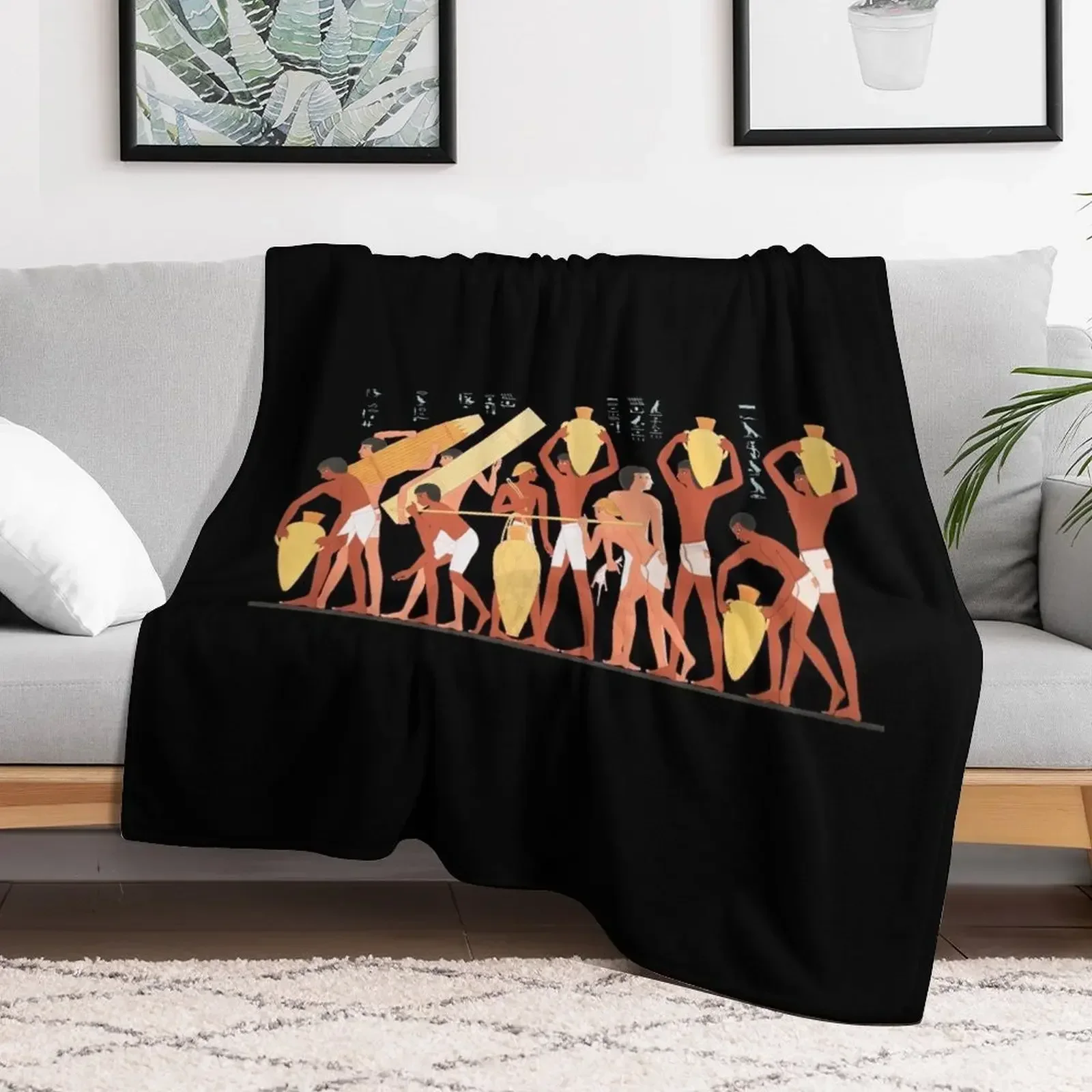 Transport of utensils and provisions by mile Prisse d'Avennes. Throw Blanket Luxury St Decorative Beds heavy to sleep Blankets 
Transport of utensils and provisions by mile Prisse d'Avennes. Throw Blanket Luxury St Decorative Beds heavy to sleep Blankets