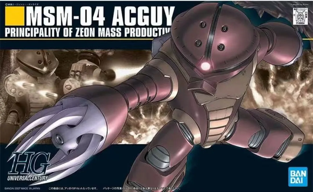 In Stock Bandai HGUC 078 1/144 MSM-04 Acguy Gundam 0079 Model Kit
In Stock Bandai HGUC 078 1/144 MSM-04 Acguy Gundam 0079 Model Kit