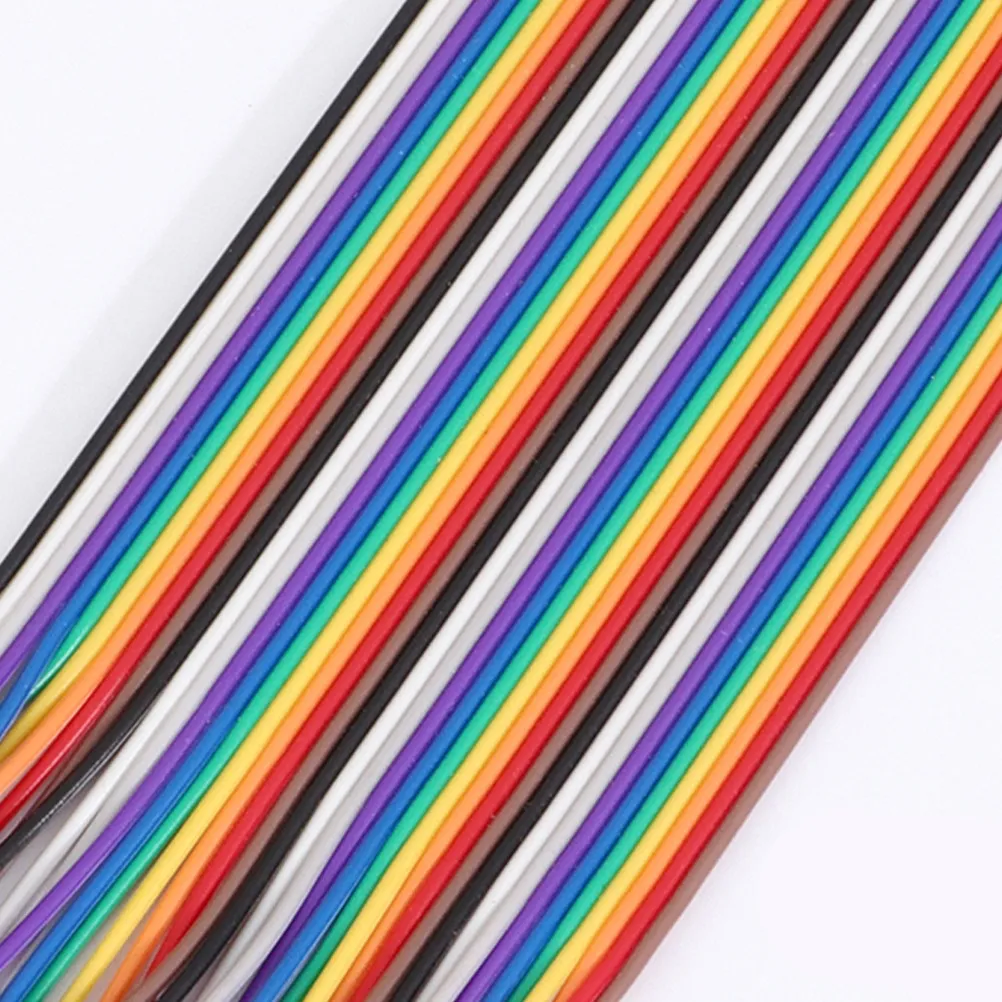 10Pcs High-Toughness Insulated Ribbon Wire for Breadboard Jumper Wire Replacement Female to Female Solderless Circuit
10Pcs High-Toughness Insulated Ribbon Wire for Breadboard Jumper Wire Replacement Female to Female Solderless Circuit