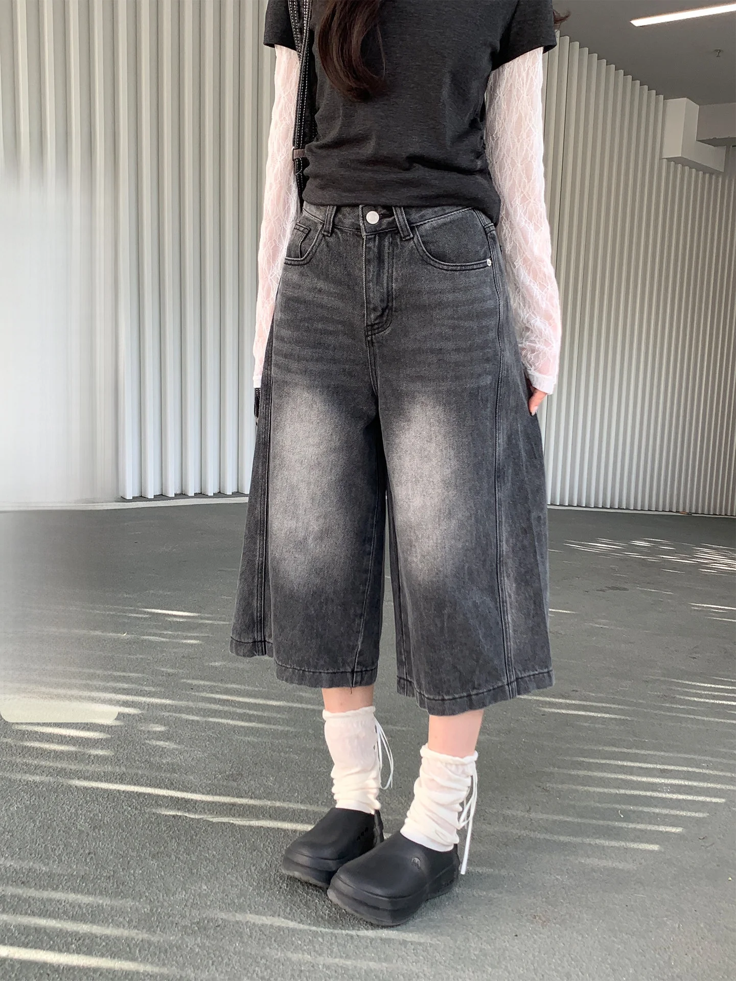 Holli Korean Sle Zipper Straight Leg Slimming Waed Design Seven-Foot Women's Jeans Spring 2026 New Arrival
Holli Korean Sle Zipper Straight Leg Slimming Waed Design Seven-Foot Women's Jeans Spring 2026 New Arrival