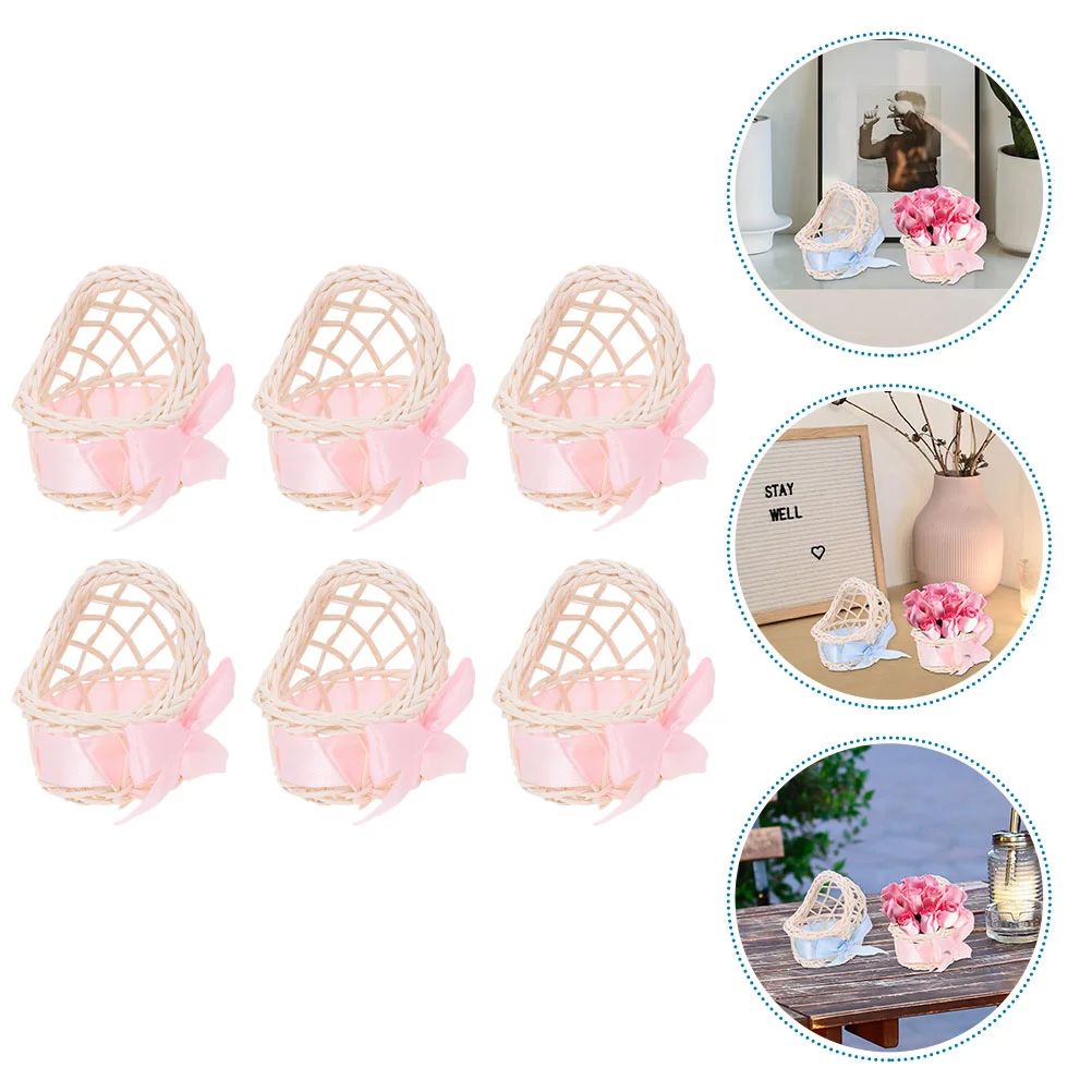 6 Pcs Decorative Flower Basket Boys Toys Home Ornament Decorate Miniature Woven House Cloth Supply Baby
6 Pcs Decorative Flower Basket Boys Toys Home Ornament Decorate Miniature Woven House Cloth Supply Baby