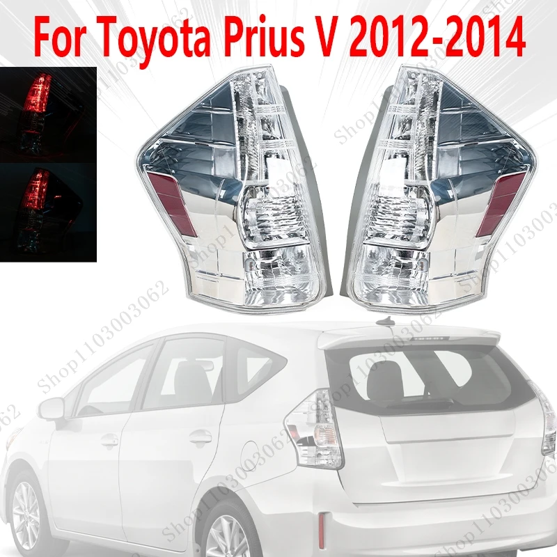 Задний фонарь для Toyota Prius V 2012 2013 2014, автозапчасти, задняя фара в сборе, указатель поворота, задний бампер, сигнальная лампа тормоза
Задний фонарь для Toyota Prius V 2012 2013 2014, автозапчасти, задняя фара в сборе, указатель поворота, задний бампер, сигнальная лампа тормоза