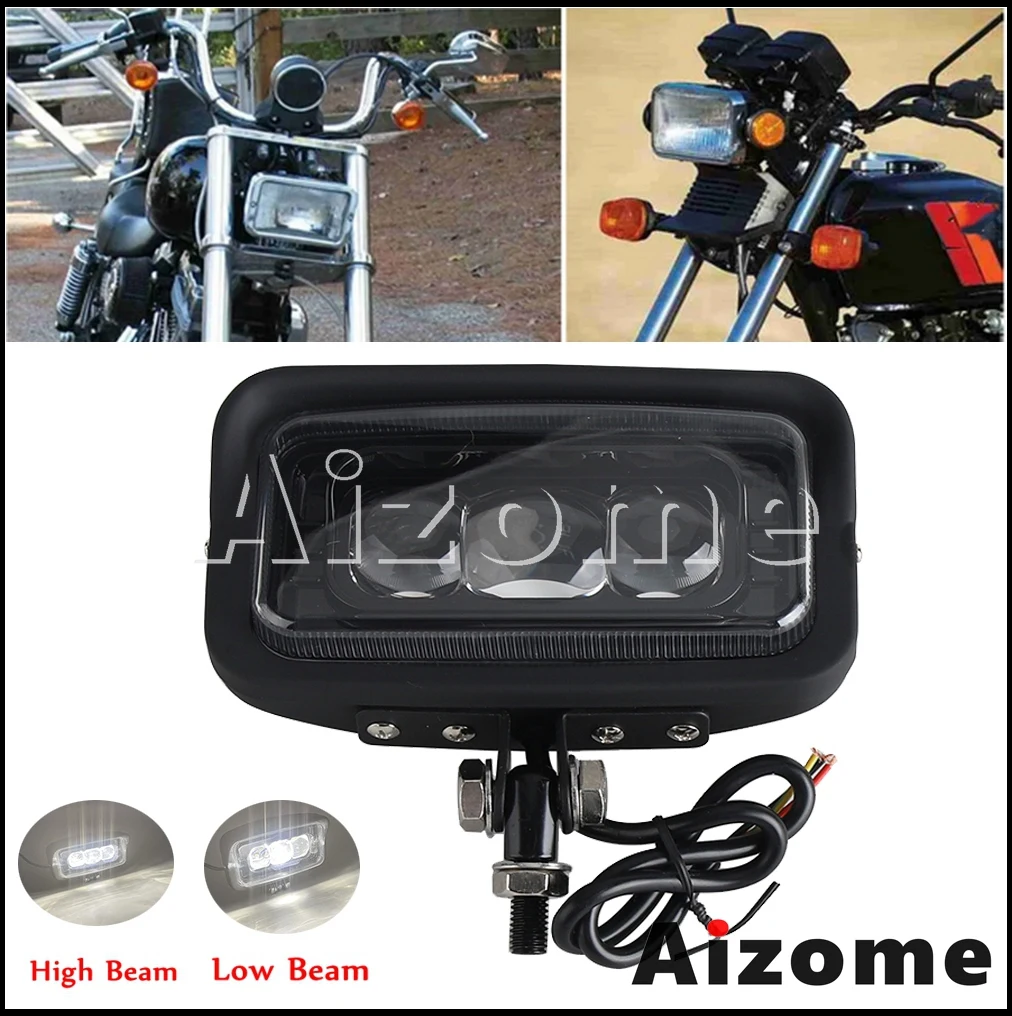 LED Headlight Front Lamp Waterproof High/Low Beam Head Lamps Old School Style Motorcycle For Harley Honda Yamaha Suzuki Kawasaki
LED Headlight Front Lamp Waterproof High/Low Beam Head Lamps Old School Style Motorcycle For Harley Honda Yamaha Suzuki Kawasaki