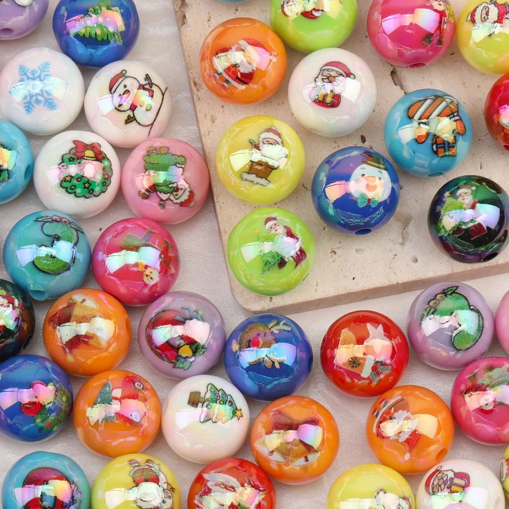Cordial Design 100Pcs 16*16MM Acrylic Bead/Round Shape/Hand Made/Aurora Christmas Effect/DIY Beads/Jewelry Findings & Components
Cordial Design 100Pcs 16*16MM Acrylic Bead/Round Shape/Hand Made/Aurora Christmas Effect/DIY Beads/Jewelry Findings & Components