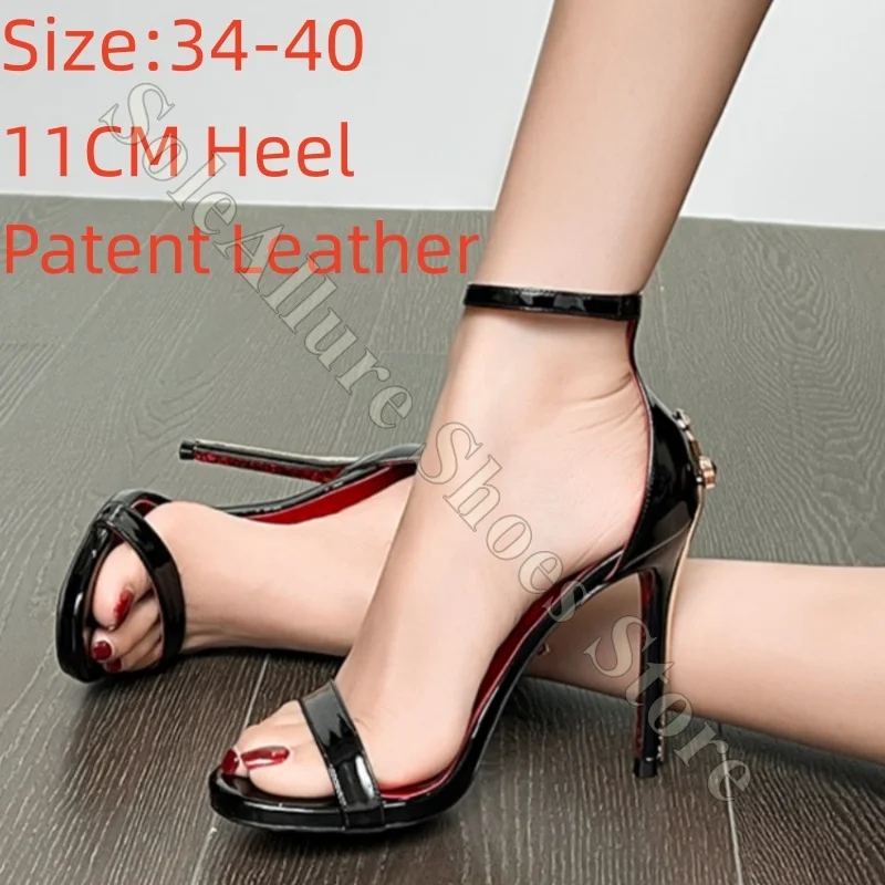 Open Toe Slim Strap Stiletto Sandals Ankle Buckle Closure Heel 9CM Elegant Sexy Design Catwalk Prom Dinner Evening Sandals
Open Toe Slim Strap Stiletto Sandals Ankle Buckle Closure Heel 9CM Elegant Sexy Design Catwalk Prom Dinner Evening Sandals