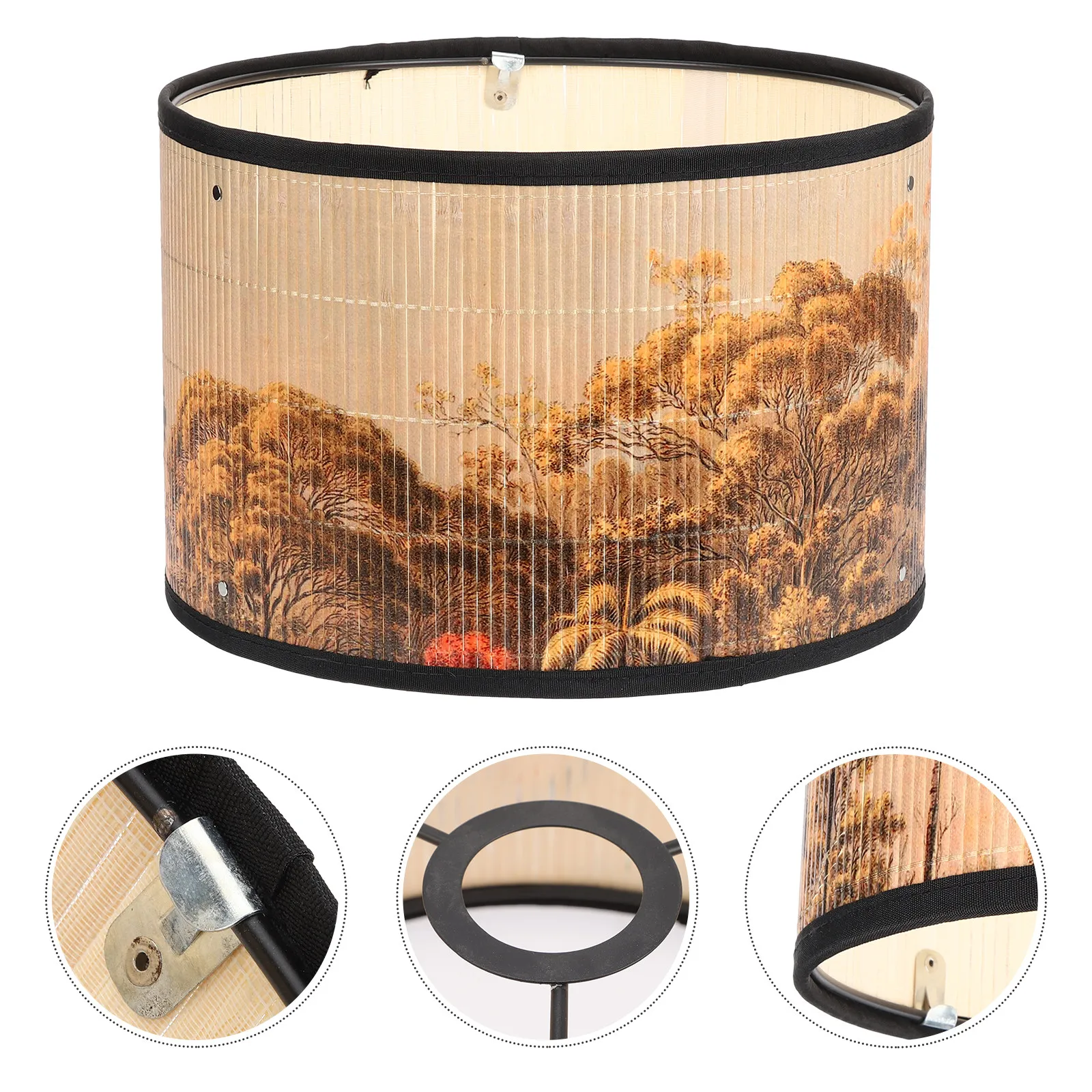 Bamboo Metal Lampshade Light Covers Chocolate Color Simple Structure Eye Protection Hanging Lamp Ch Ceiling Shades
Bamboo Metal Lampshade Light Covers Chocolate Color Simple Structure Eye Protection Hanging Lamp Ch Ceiling Shades