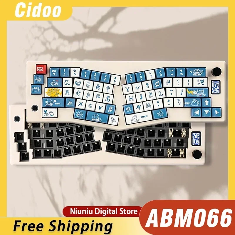 Клавиатура CIDOO ABM066 с программируемой клавиатурой, беспроводная клавиатура с горячей заменой, 2,4G Клавиатура, аксессуары для периферийного компьютера
Клавиатура CIDOO ABM066 с программируемой клавиатурой, беспроводная клавиатура с горячей заменой, 2,4G Клавиатура, аксессуары для периферийного компьютера
