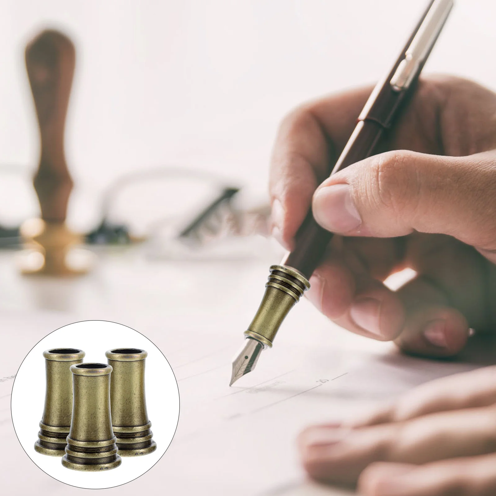 3 Pcs Round Metal Pen Holder Base Fountain Wedding Quill Holders Storage Rack Home Pens Gold Pencil Dip Office
3 Pcs Round Metal Pen Holder Base Fountain Wedding Quill Holders Storage Rack Home Pens Gold Pencil Dip Office
