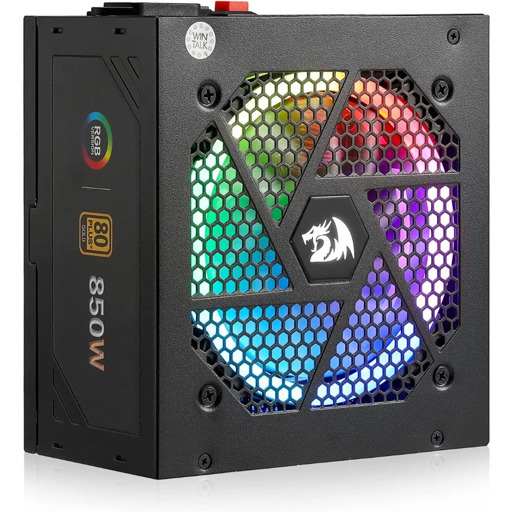 US Shipping 850W Fully Modular Power Supply 80 Plus Gold ATX 3.1 PCIe 5.1 12VHPWR Japanese Capacitors Low Noise ECO Fan
US Shipping 850W Fully Modular Power Supply 80 Plus Gold ATX 3.1 PCIe 5.1 12VHPWR Japanese Capacitors Low Noise ECO Fan