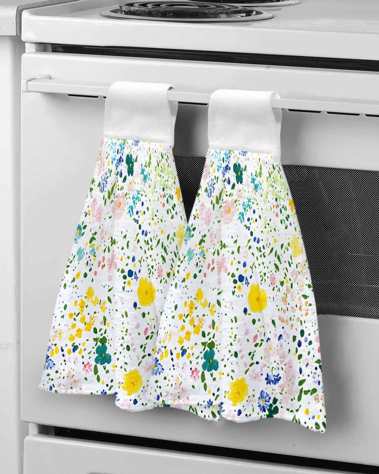 Spring Flower Pastoral Printing Bathroom Hand Towel Kitchen Absorbent Custom Hanging Wipe Towel Soft Hand Cloth
Spring Flower Pastoral Printing Bathroom Hand Towel Kitchen Absorbent Custom Hanging Wipe Towel Soft Hand Cloth