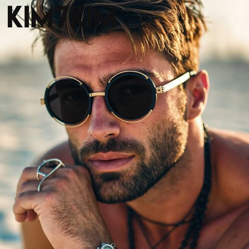 Fashion Small Frame Round Sunglasses Men 2025 Luxury Brand Retro Steampunk Sun Glasses For Male UV400 Protection Driving Shades
Fashion Small Frame Round Sunglasses Men 2025 Luxury Brand Retro Steampunk Sun Glasses For Male UV400 Protection Driving Shades