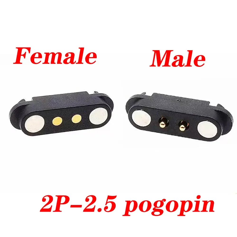 1sets 2A 2 Pin Waterproof DC Magnetic Pogo Pin Connector Male Female Spacing 2.54mm Spring Loaded DC Power Socket
1sets 2A 2 Pin Waterproof DC Magnetic Pogo Pin Connector Male Female Spacing 2.54mm Spring Loaded DC Power Socket