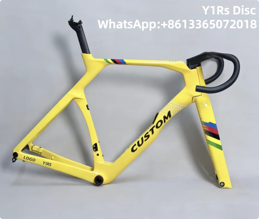 High Modulus Carbon Fiber Y1Rs Disc Road Bike Frame with Integrated Handlebar
High Modulus Carbon Fiber Y1Rs Disc Road Bike Frame with Integrated Handlebar
