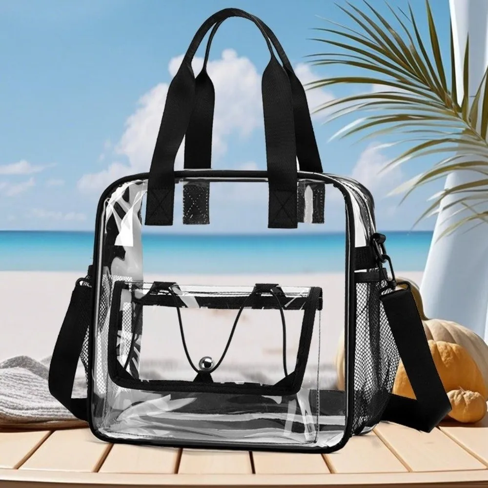 Large Capacity Transparent Crossbody Bag Waterproof Lightweight Toiletries Handbag Single Shoulder Sports Tote Bag
Large Capacity Transparent Crossbody Bag Waterproof Lightweight Toiletries Handbag Single Shoulder Sports Tote Bag