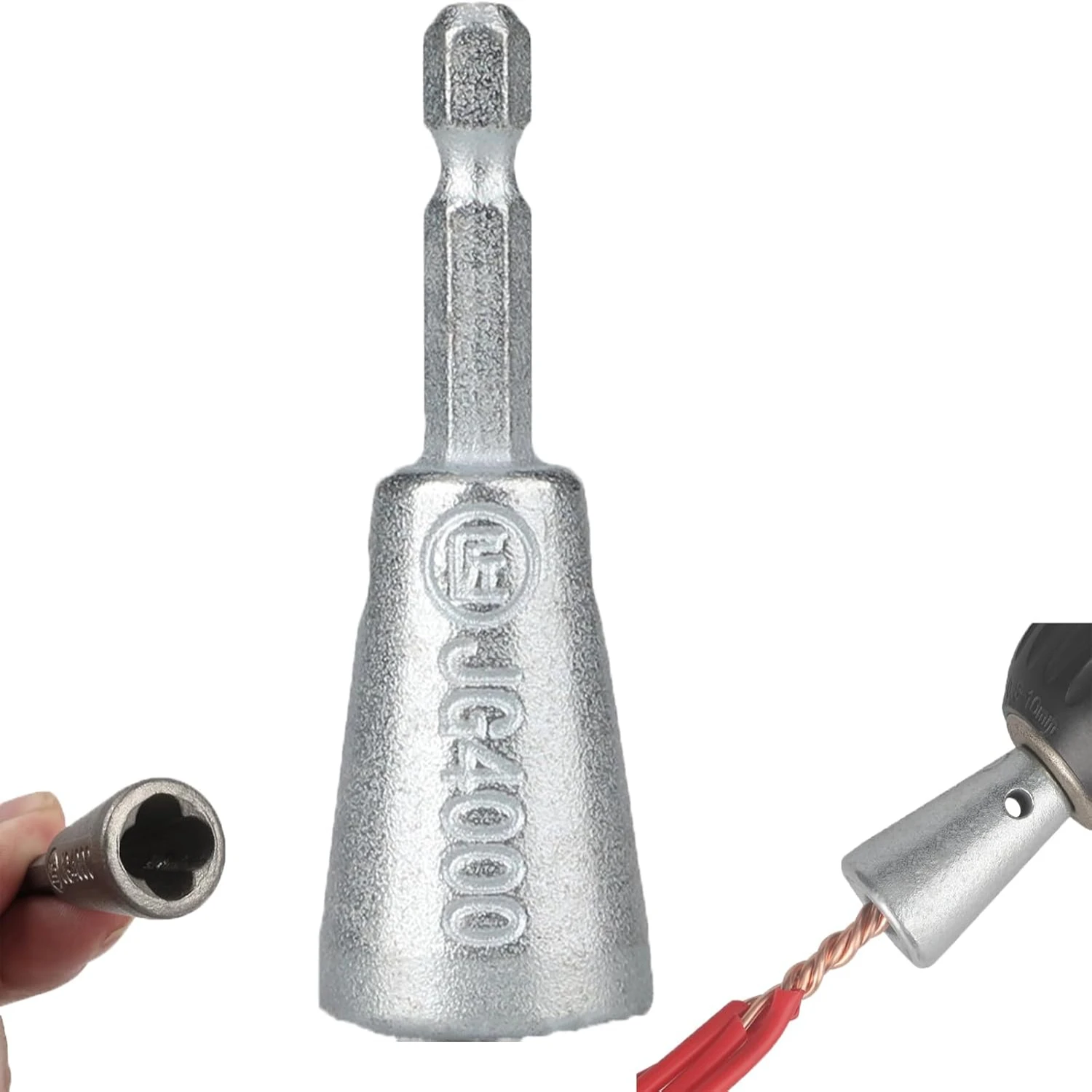 Wire Stripping and Twisting Tool, Wire Twister Tool for Drill, Wire Stripper for Drill, 4 in 1 Drill Wire Stripper Cutter Tool,
Wire Stripping and Twisting Tool, Wire Twister Tool for Drill, Wire Stripper for Drill, 4 in 1 Drill Wire Stripper Cutter Tool,