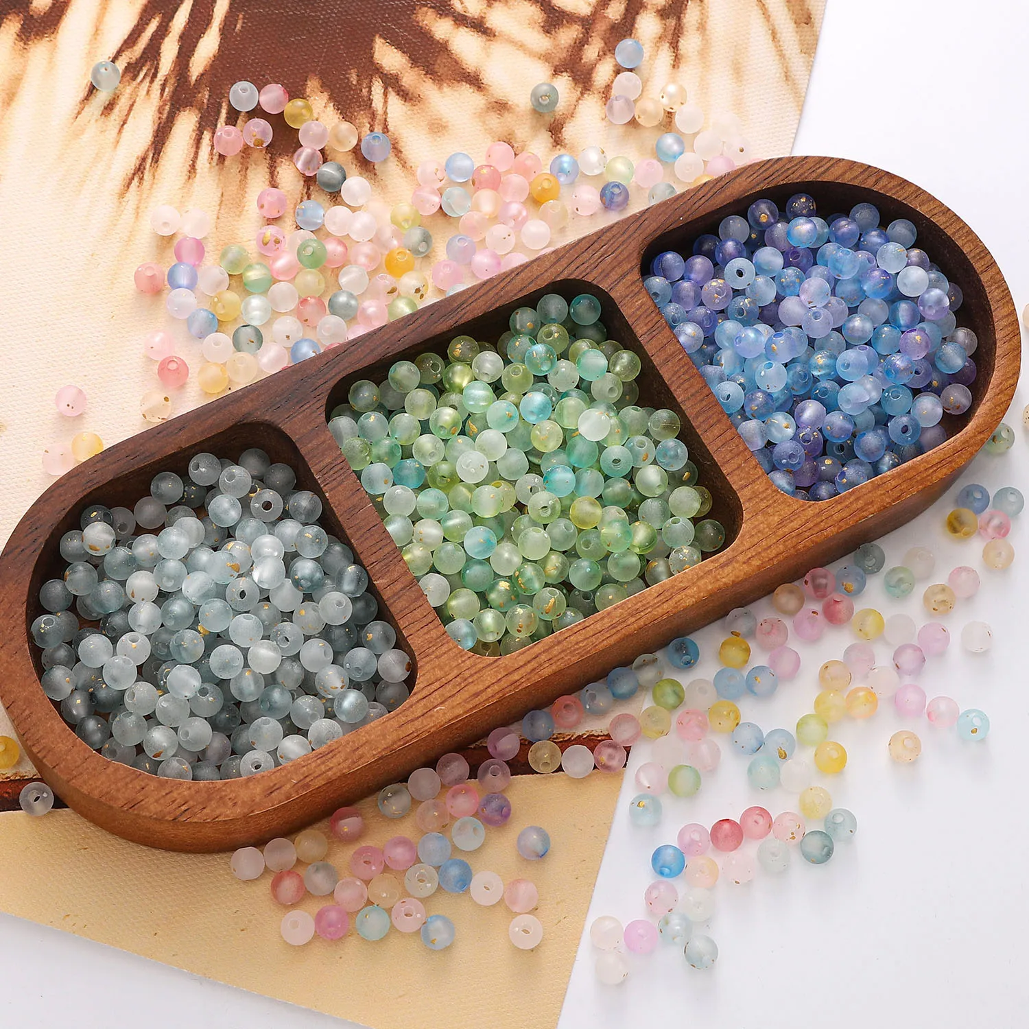 8/10mm Acrylic Gold Two-Color Series Round Beads with 1mm Hole - DIY Jewelry Making for Bracelet Necklace Craft (40pcs/100pcs)
8/10mm Acrylic Gold Two-Color Series Round Beads with 1mm Hole - DIY Jewelry Making for Bracelet Necklace Craft (40pcs/100pcs)