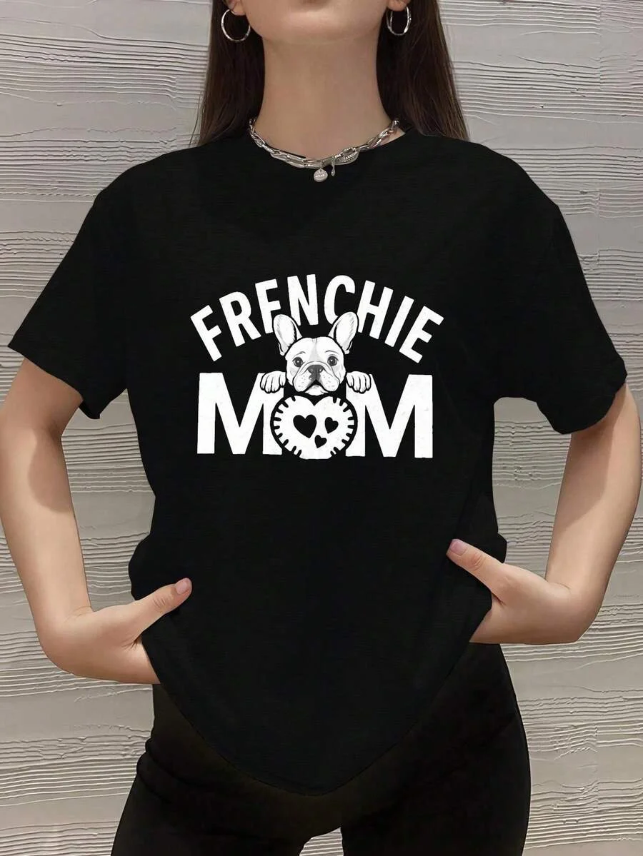 Plus Size Black T-shirt | Frenchie Mom Printed Design, Delivering Effortless Sexiness with a Cool and Alluring Vibe
Plus Size Black T-shirt | Frenchie Mom Printed Design, Delivering Effortless Sexiness with a Cool and Alluring Vibe