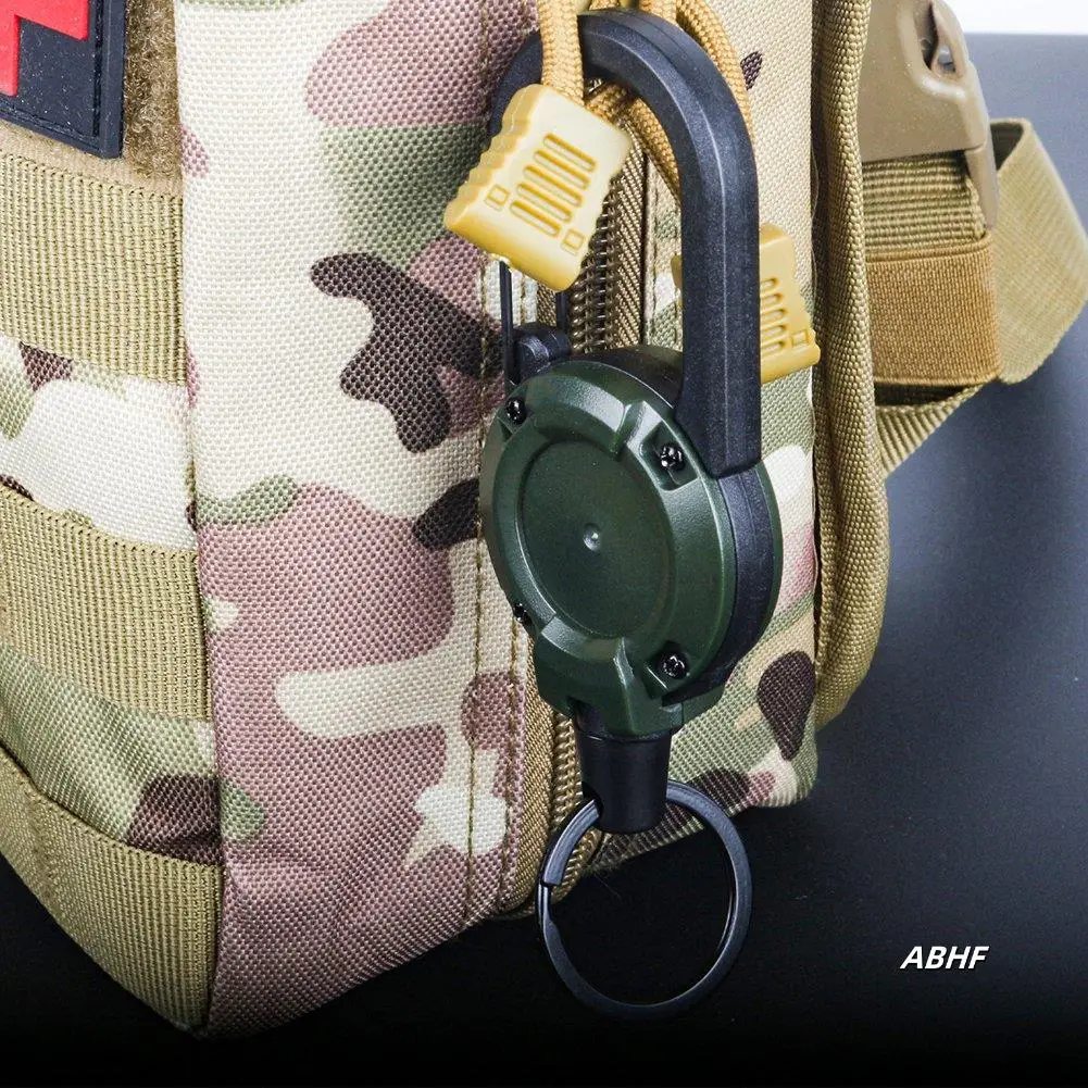 Buckle Outdoor Tools Retractable Keychain Automatic Retractable Wire Rope Buckle Camping Supplies
Buckle Outdoor Tools Retractable Keychain Automatic Retractable Wire Rope Buckle Camping Supplies