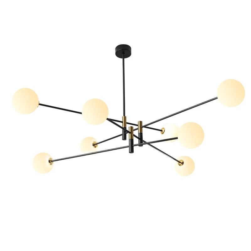 Living room chandelier Modern simple lamps High-end atmospheric household chandelier
Living room chandelier Modern simple lamps High-end atmospheric household chandelier