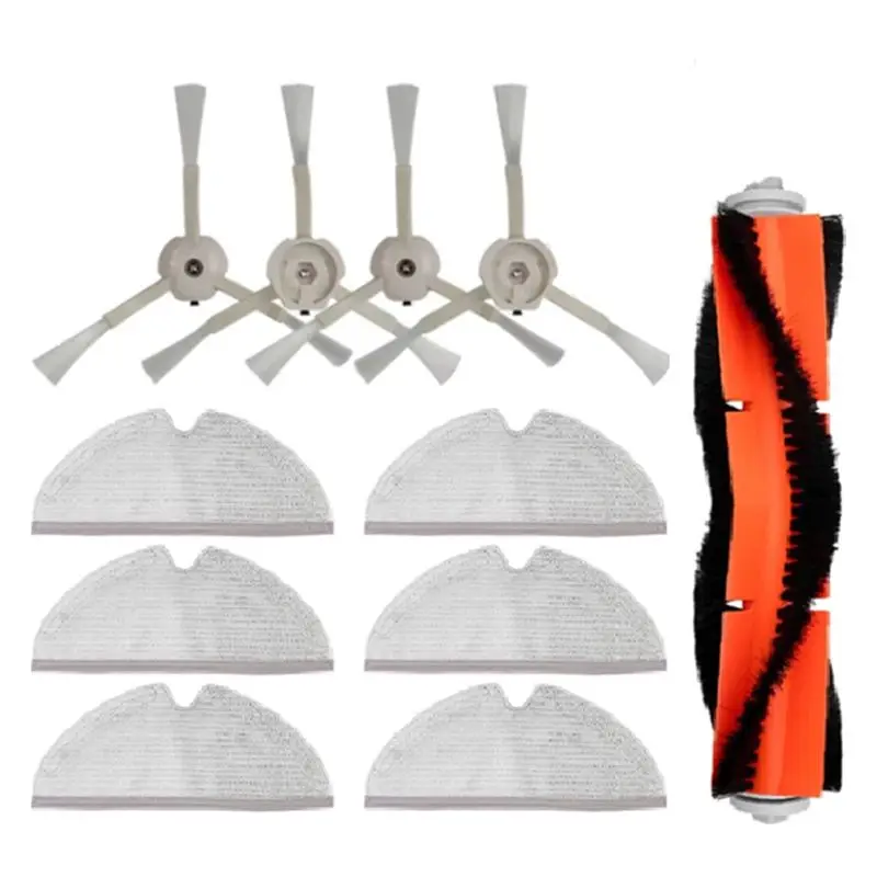 ABLG 11Pcs Vacuum Cleaner Main Side Brush Mop Cloth Replacement Spare Parts For Xiaomi Mijia SDJQR01RR 1S / S50 S55 T6 T7 P50
ABLG 11Pcs Vacuum Cleaner Main Side Brush Mop Cloth Replacement Spare Parts For Xiaomi Mijia SDJQR01RR 1S / S50 S55 T6 T7 P50