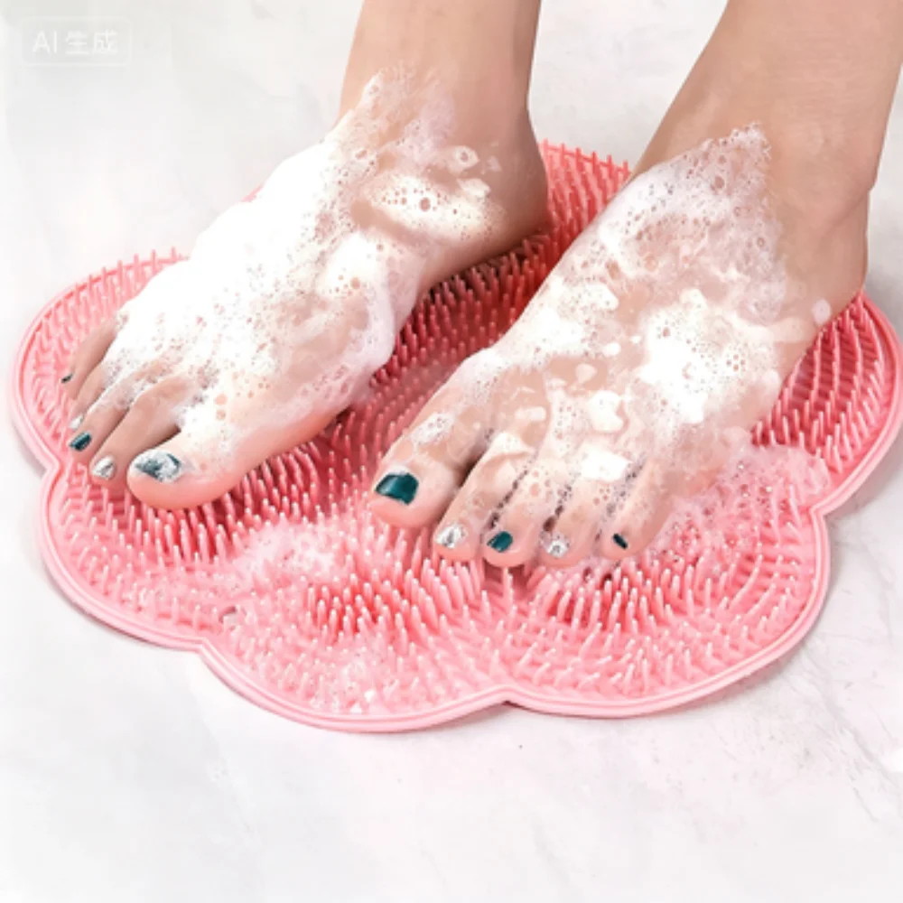 1 cat paw-shaped household silicone foot washing mat bathroom suction non-slip foot scrub board toilet massage foot mat
1 cat paw-shaped household silicone foot washing mat bathroom suction non-slip foot scrub board toilet massage foot mat