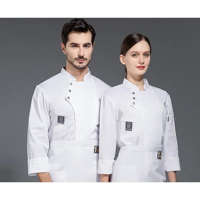Waterproof chef work clothes men's long-sleeved autumn and winter thick wear-resistant hotel restaurant kitchen work clothes
Waterproof chef work clothes men's long-sleeved autumn and winter thick wear-resistant hotel restaurant kitchen work clothes